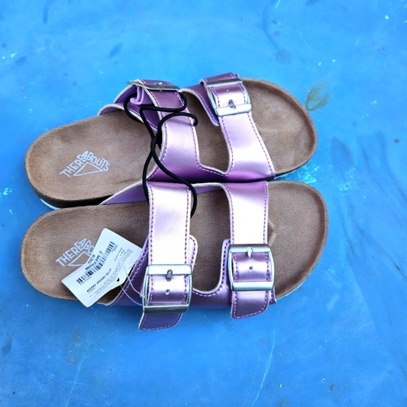 ThereAbouts Sandals Girls Size 2M - Picture 3 of 14